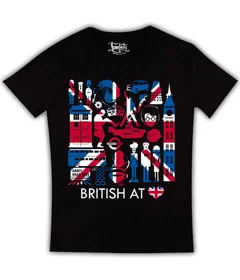 Прикольные футболки: British at Love